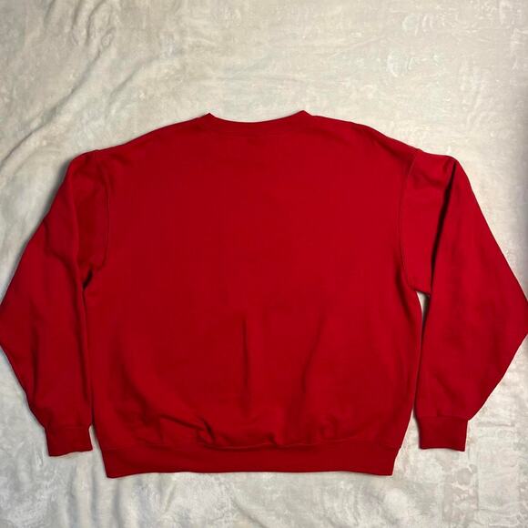 Champion University of Calgary Sweatshirt Men's XL Dinos Red Bull Crest School - Picture 5 of 8